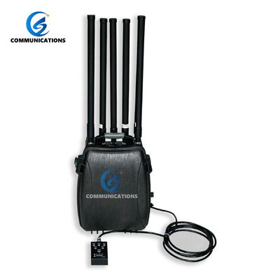900MHz 1.2G 1.5G 2.4G 5.2G 5.8G Drone Signal Detector Defense System met 6 antennes